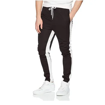 Men Casual Pants 2019 New Fashion Patchwork Sports Hip Hop Fitness Streetwear Trousers Men Striped Drawstring Joggers Sweatpants 
Men Casual Pants 2019 New Fashion Patchwork Sports Hip Hop Fitness Streetwear Trousers Men Striped Drawstring Joggers Sweatpants