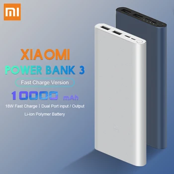 Xiaomi Original Power Bank 3 10000mAh 18W Two-way Quick Charge USB-C Dual Input Output Powerbank PLM12ZM For Phone
Xiaomi Original Power Bank 3 10000mAh 18W Two-way Quick Charge USB-C Dual Input Output Powerbank PLM12ZM For Phone
