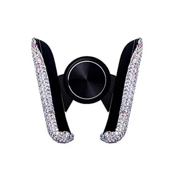Rhinestone Crystal Convenient Car Dash Air Vent Automatic Adjustable Phone Holder
Rhinestone Crystal Convenient Car Dash Air Vent Automatic Adjustable Phone Holder