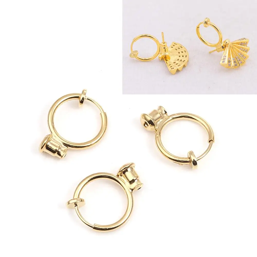 DoreenBeads Copper Non Piercing Clip-on Earring Converter Turn Any Stud Into Clip-on Silicone Anti-Pain Ear Clip Cushions DIY
DoreenBeads Copper Non Piercing Clip-on Earring Converter Turn Any Stud Into Clip-on Silicone Anti-Pain Ear Clip Cushions DIY