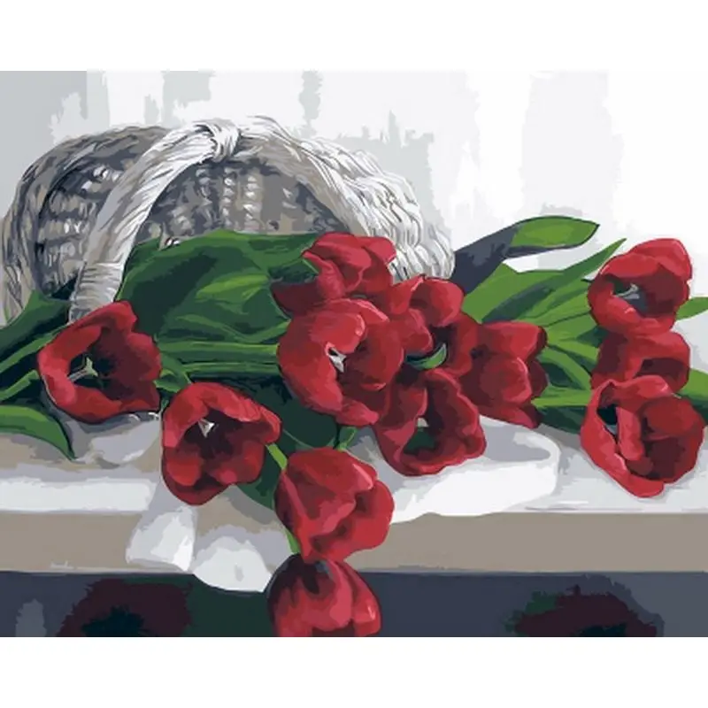 RUOPOTY Painting By Numbers Frame Bamboo basket rose Flower Diy Modern Oil Painting HandPainted Home Decor Acrylic Oil Painting
RUOPOTY Painting By Numbers Frame Bamboo basket rose Flower Diy Modern Oil Painting HandPainted Home Decor Acrylic Oil Painting