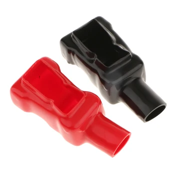 Red and Black Top Post Style Flexible Battery Terminal Cover Caps Protector Boot Negative and Positive
Red and Black Top Post Style Flexible Battery Terminal Cover Caps Protector Boot Negative and Positive