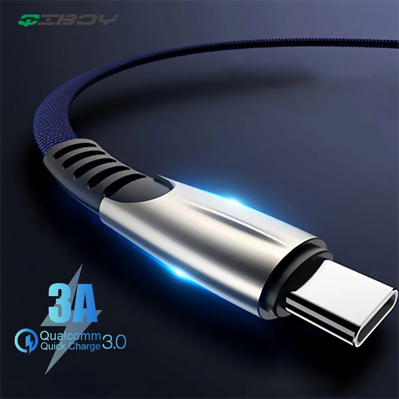 3A USB Type C Cable for Samsung S10 S9 S8 Fast Charger Type-C Mobile Phone Charging Wire USB C Cable for Xiaomi mi9 Redmi note 7
3A USB Type C Cable for Samsung S10 S9 S8 Fast Charger Type-C Mobile Phone Charging Wire USB C Cable for Xiaomi mi9 Redmi note 7