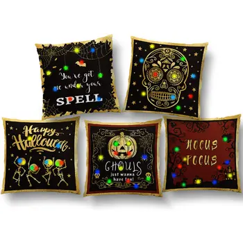 Halloween Festival Cushion Covers Zombie Party Super Soft Led Pillow Case Pumpkin Lantern Pillow Covers Bedroom Sofa Decoration 
Halloween Festival Cushion Covers Zombie Party Super Soft Led Pillow Case Pumpkin Lantern Pillow Covers Bedroom Sofa Decoration