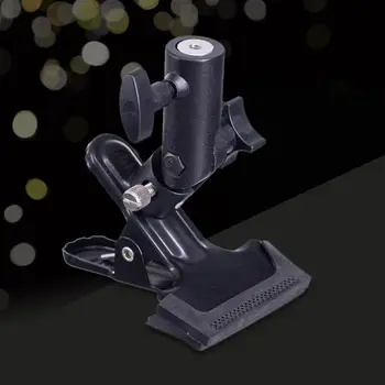 Reflector Clip E-shape Clamp Light Stands Attachment for Photo Shop Reflector and Background Screw Mount Swivel Adapter
Reflector Clip E-shape Clamp Light Stands Attachment for Photo Shop Reflector and Background Screw Mount Swivel Adapter