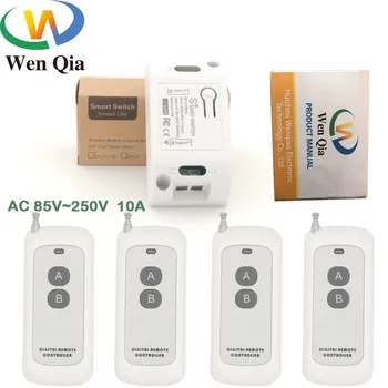 433MHz Wireless Long range RF Remote Controls Compatible with WIFI controller AC85V~220V 10A 2200W 1CH via IOS Android Phone
433MHz Wireless Long range RF Remote Controls Compatible with WIFI controller AC85V~220V 10A 2200W 1CH via IOS Android Phone