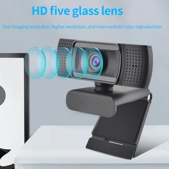 H601 USB Webcam FHD 1080p 30fps Noise Cancelling PC Laptop Computer Web Camera With Built-in Microphone for Live Online Teaching
H601 USB Webcam FHD 1080p 30fps Noise Cancelling PC Laptop Computer Web Camera With Built-in Microphone for Live Online Teaching