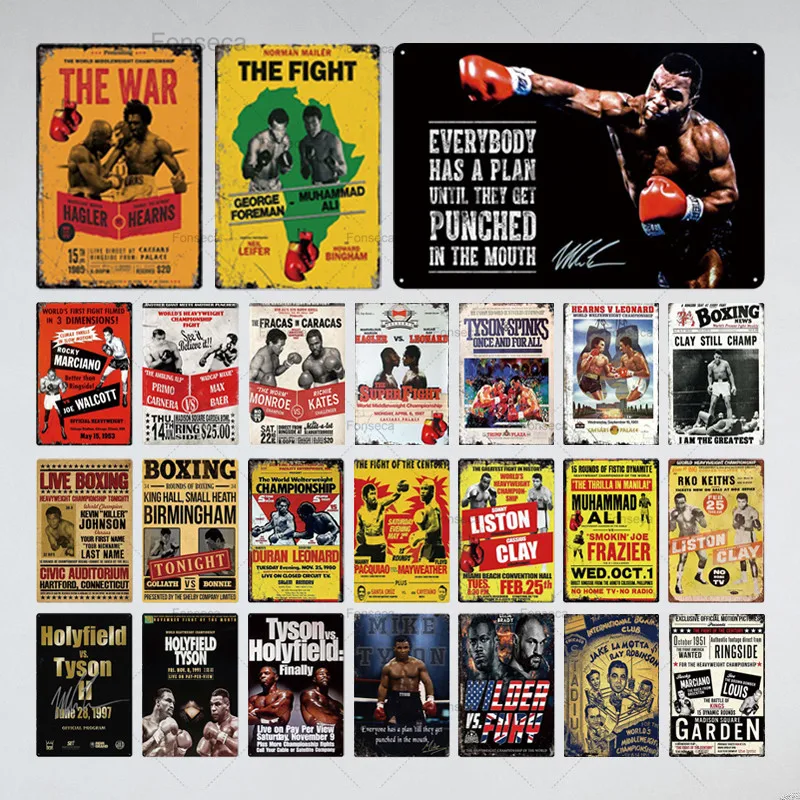 Boxing Metal Sign Tin Sign Plaque Metal Vintage Pub Retro Wall Decor for Bar Pub Club Man Cave Metal Posters
Boxing Metal Sign Tin Sign Plaque Metal Vintage Pub Retro Wall Decor for Bar Pub Club Man Cave Metal Posters