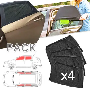 Universal 4pcs Car Front & Rear Side Window Sun Visor Shade Mesh Cover Sunshade 2PCS Front/rear Window Sunshield
Universal 4pcs Car Front & Rear Side Window Sun Visor Shade Mesh Cover Sunshade 2PCS Front/rear Window Sunshield