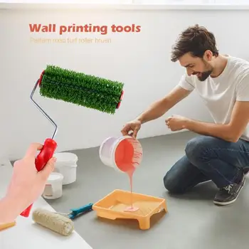 Plants Pattern Durable DIY Rubber Wall Decoration Paint Wall Embossing Roller Brush Imitation Brush Art Painting Roller 
Plants Pattern Durable DIY Rubber Wall Decoration Paint Wall Embossing Roller Brush Imitation Brush Art Painting Roller