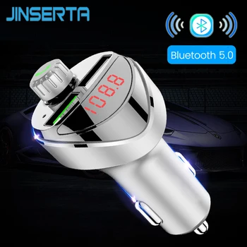 JINSERTA FM Transmitter Bluetooth 5.0 Car Audio MP3 Player TF Card Car Kit 3.4A Dual USB Car Phone Charger
JINSERTA FM Transmitter Bluetooth 5.0 Car Audio MP3 Player TF Card Car Kit 3.4A Dual USB Car Phone Charger