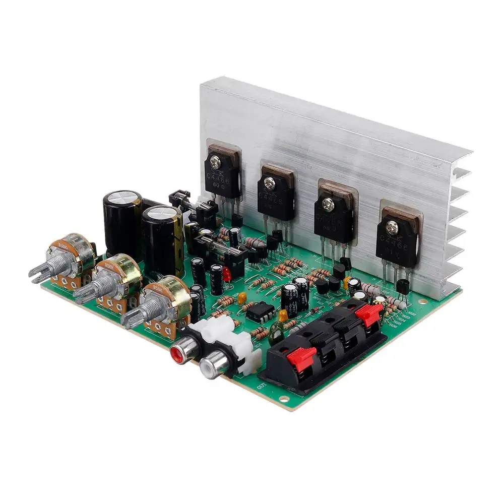 CLAITE 80W+80W DX-206 Speaker Amplifier Board 2.0 Stereo High Power DIY Speaker Amplifier Board 4558 OP AMP AC15-22V
CLAITE 80W+80W DX-206 Speaker Amplifier Board 2.0 Stereo High Power DIY Speaker Amplifier Board 4558 OP AMP AC15-22V