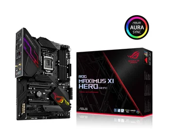 ASUS ROG Maximus XI Hero (Wi-Fi) M11H DDR4 64GB USB2.0 USB3.0 USB3.1 Z390 Desktop motherboard
ASUS ROG Maximus XI Hero (Wi-Fi) M11H DDR4 64GB USB2.0 USB3.0 USB3.1 Z390 Desktop motherboard