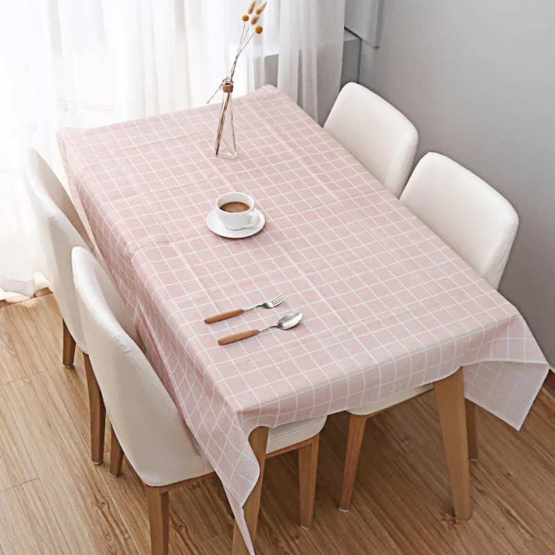 PVC Four Color Plaid Tablecloth Table Cover Rectangle Desk Cloth Waterproof Oilproof Dining Table Cover For Home
PVC Four Color Plaid Tablecloth Table Cover Rectangle Desk Cloth Waterproof Oilproof Dining Table Cover For Home