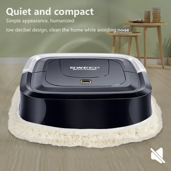 New Mopping Robot USB Charging Mini Mop Machine Smart Home Automatic Lazy Cleaner Wipe Special Mop Cloth Home Cleaning Tools
New Mopping Robot USB Charging Mini Mop Machine Smart Home Automatic Lazy Cleaner Wipe Special Mop Cloth Home Cleaning Tools