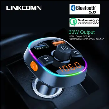 LINKCOMN Wireless Handsfree Dual USB Car Charger Bluetooth 5.0 FM Transmitter Radio Receiver 30W QC 3.0 Quick Charge
LINKCOMN Wireless Handsfree Dual USB Car Charger Bluetooth 5.0 FM Transmitter Radio Receiver 30W QC 3.0 Quick Charge
