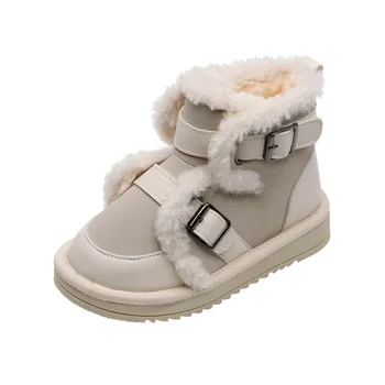 2020 Winter Girl Shoes Boy Shoes Boots Buckle Strap Solid Round Toe Fashion Neutral Leisure Flat Heels Non-slip Warm Snow Boots
2020 Winter Girl Shoes Boy Shoes Boots Buckle Strap Solid Round Toe Fashion Neutral Leisure Flat Heels Non-slip Warm Snow Boots