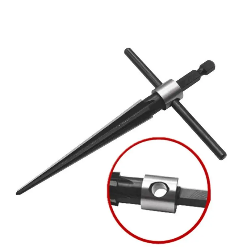 3-13mm Bridge Pin Hole Hand Held Reamer T Handle Tapered 6 Fluted Chamfer Bit Reaming Woodworker Core Drill Cutting Tool L4MF
3-13mm Bridge Pin Hole Hand Held Reamer T Handle Tapered 6 Fluted Chamfer Bit Reaming Woodworker Core Drill Cutting Tool L4MF