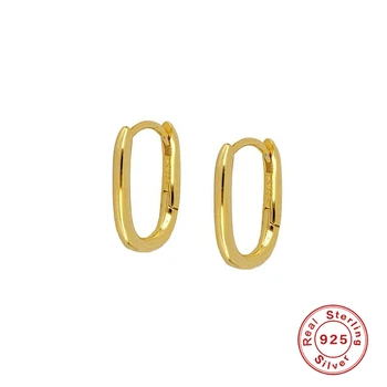 925 Sterling Silver Hoop Earrings For Women Simplicity Glossy Oval Earring Hoops Earings Luxury Circle Round Jewelry Pendientes
925 Sterling Silver Hoop Earrings For Women Simplicity Glossy Oval Earring Hoops Earings Luxury Circle Round Jewelry Pendientes