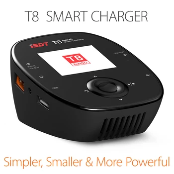 

ISDT T8 BattGo Smart Battery Balance Charger 1000W 30A For 1-8S Lipo Battery RC Toys Parts