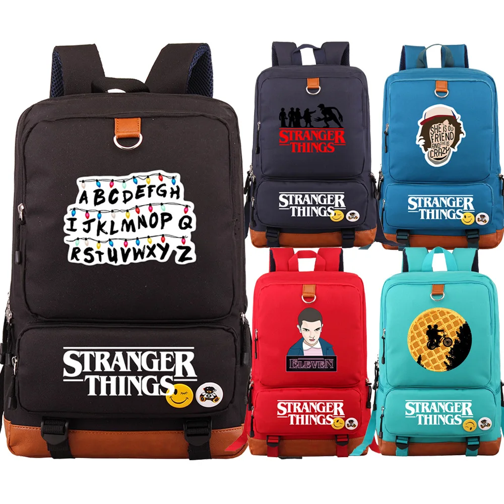 17" Stranger Things Backpack Rucksack Bag To the Moon Teenager Student Book School Bag travel Shoulder Laptop Bag
17" Stranger Things Backpack Rucksack Bag To the Moon Teenager Student Book School Bag travel Shoulder Laptop Bag