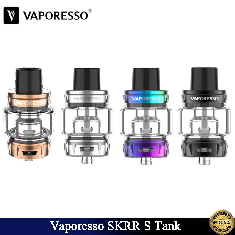 

Original Vaporesso SKRR S Tank 8ml Capacity Atomizer Vape 0.2ohm QF Meshed 0.15ohm QF Strips Coil with Top Filling System E Cig