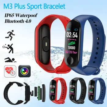M3 Plus Smart Bracelet Heart Rate Blood Pressure Health Waterproof Smart Watch M3 Pro Bluetooth Watch Wristband Fitness Tracker
M3 Plus Smart Bracelet Heart Rate Blood Pressure Health Waterproof Smart Watch M3 Pro Bluetooth Watch Wristband Fitness Tracker