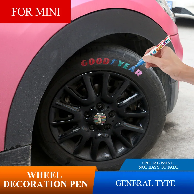 6 Colors Waterproof Car Tyre Tire Tread Permanent Paint Marker Graffti For MINI Cooper JCW F56 F55 F60 R56 R55 R60 Countryman
6 Colors Waterproof Car Tyre Tire Tread Permanent Paint Marker Graffti For MINI Cooper JCW F56 F55 F60 R56 R55 R60 Countryman
