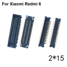 Connecteurs FPC pour Xiaomi Redmi 6, 5 pièces, pour écran LCD, câble flexible sur carte mère=