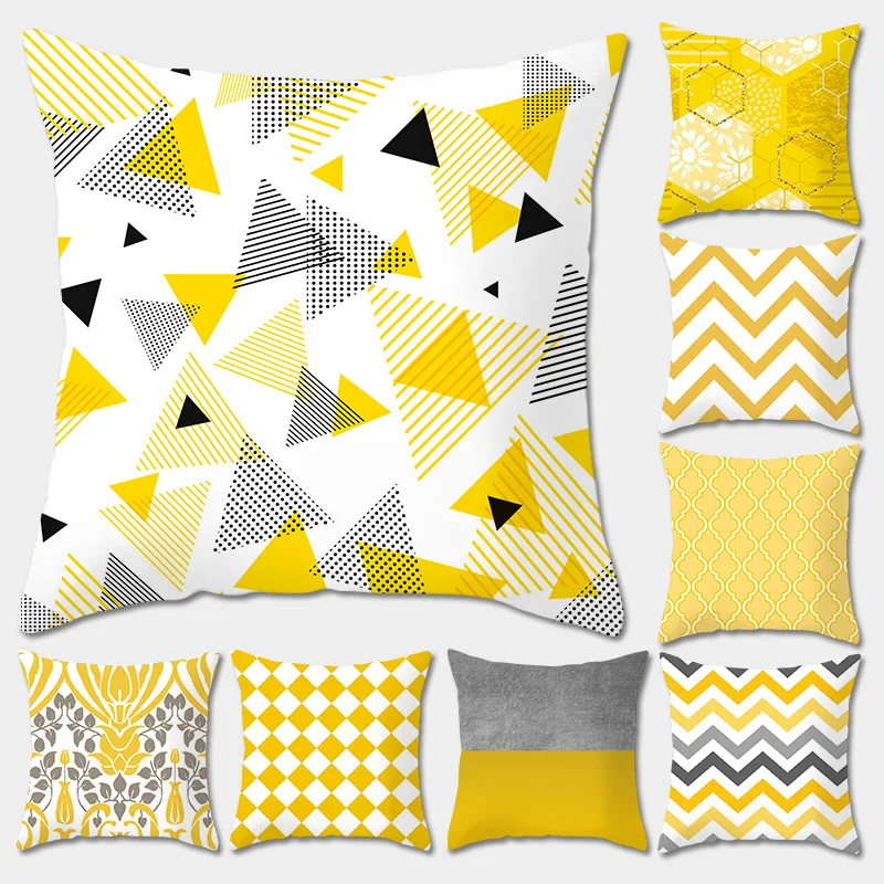 Yellow Geometry Pillow Case Decorative Pillow Cover Sweet Summer Cushion Case Nordic Style Cushion Cover For Home Sofa Bed Car
Yellow Geometry Pillow Case Decorative Pillow Cover Sweet Summer Cushion Case Nordic Style Cushion Cover For Home Sofa Bed Car