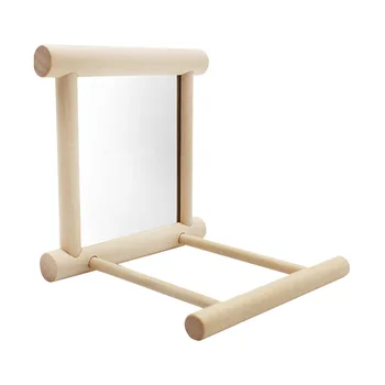 Hanging With Mirror Bird Toy For Parrot Wooden Stand Conures Cockatiels Fun Play Cage Accessories Parakeets Perch Swing Platform
Hanging With Mirror Bird Toy For Parrot Wooden Stand Conures Cockatiels Fun Play Cage Accessories Parakeets Perch Swing Platform