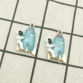 10pcs enamel rocket charm spaceman jewelry accessories earring pendant bracelet necklace charms zinc alloy diy finding 13x19mm
10pcs enamel rocket charm spaceman jewelry accessories earring pendant bracelet necklace charms zinc alloy diy finding 13x19mm