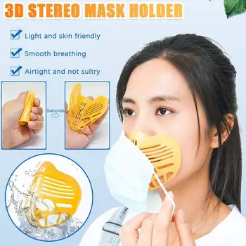10Pcs Mask Bracket Anti-suffocating Reusable 3D Mask Filter Non-stick Mouth Nose Breathable Dustproof Mask Inner Pad Bracket
10Pcs Mask Bracket Anti-suffocating Reusable 3D Mask Filter Non-stick Mouth Nose Breathable Dustproof Mask Inner Pad Bracket