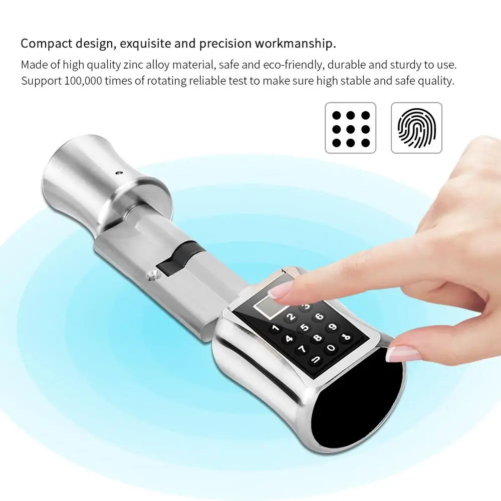 Intelligent Biometric Fingerprint Scanner Door Lock Password Coded Lock for Smart Home fechadura digital cerradura inteligente
Intelligent Biometric Fingerprint Scanner Door Lock Password Coded Lock for Smart Home fechadura digital cerradura inteligente