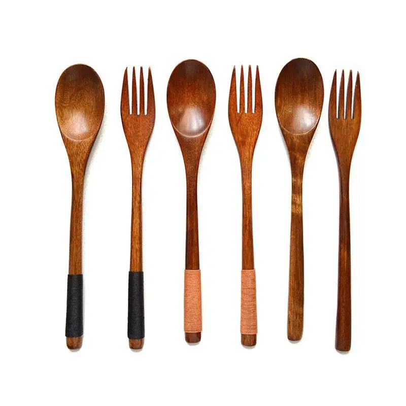 HHO-Wooden 8.9-inch Spoons and Forks for Desserts Chips Snacks Cereal Salad Fruit Decoration (Set of 6)
HHO-Wooden 8.9-inch Spoons and Forks for Desserts Chips Snacks Cereal Salad Fruit Decoration (Set of 6)