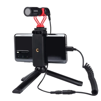 3.5mm TRRS Male Female to Type-C Mic Audios Adapter Connection Spring Coiled Cable for Camera
3.5mm TRRS Male Female to Type-C Mic Audios Adapter Connection Spring Coiled Cable for Camera