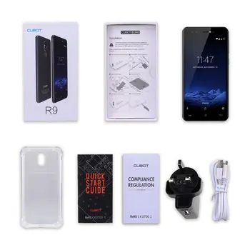 CUBOT R9 5.0 Inch Display Dual SIM Quad Core Smartphones 2GB+16GB 13.0MP Rear Camera 3G Phone For Android 7.0
CUBOT R9 5.0 Inch Display Dual SIM Quad Core Smartphones 2GB+16GB 13.0MP Rear Camera 3G Phone For Android 7.0