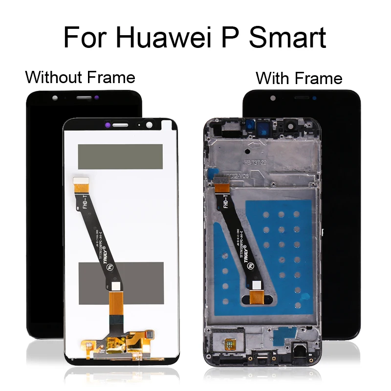 Сенсорный ЖК дисплей для Huawei P Smart сенсорный экран Enjoy 7S дигитайзер с рамкой замена