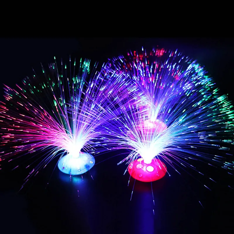 Colorful LED Fiber Nightlight Lamp Romantic Small Night Light For Chrismas Gift Colorful Flashing Light Luminous Toys Randomly
Colorful LED Fiber Nightlight Lamp Romantic Small Night Light For Chrismas Gift Colorful Flashing Light Luminous Toys Randomly
