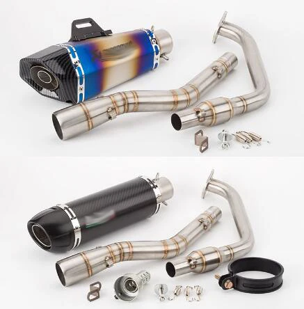 Motorcycle modified exhaust pipe slip on for honda R15 V2 YZF-R15 V3 front section of the front half pressure silencer
Motorcycle modified exhaust pipe slip on for honda R15 V2 YZF-R15 V3 front section of the front half pressure silencer