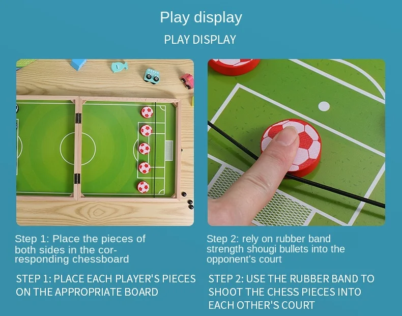 Foldable 4in1Foosball Winner Games Table Hockey Game Catapult Chess Flying Chess Parent-child Interactive Toy Family Party Game Foldable 4in1Foosball Winner Games Table Hockey Game Catapult Chess Flying Chess Parent-child Interactive Toy Family Party Game