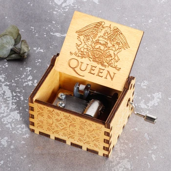 Queen multiple styles Music Box Star Wars Game of Thrones You are My Sunshine Hand Cranked Wood Music Box Merry Christmas Gift
Queen multiple styles Music Box Star Wars Game of Thrones You are My Sunshine Hand Cranked Wood Music Box Merry Christmas Gift