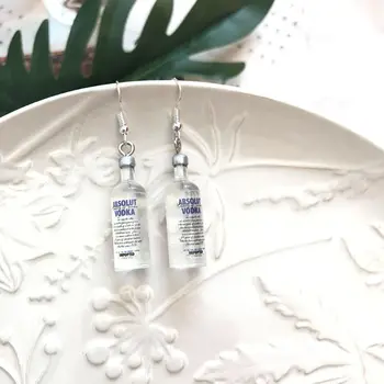 1 Pair Creative Earrings Ins Style Vodka Bottle Pendant Dangle Women Girls Party Jewelry Charms Unique Funny Handmade 
1 Pair Creative Earrings Ins Style Vodka Bottle Pendant Dangle Women Girls Party Jewelry Charms Unique Funny Handmade