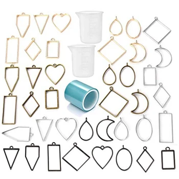 Frame Pendant Strap, 100Ml Measuring Cup Mould Pendant DIY Crafts Made Of Various Hollow Geometric Frame Resin Jewelry
Frame Pendant Strap, 100Ml Measuring Cup Mould Pendant DIY Crafts Made Of Various Hollow Geometric Frame Resin Jewelry