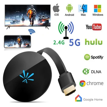 Anycast G6 HDMI Wifi Wireless Display 2.4G / 5G Wifi Display Dongle Chromecast For Ios Android 
Anycast G6 HDMI Wifi Wireless Display 2.4G / 5G Wifi Display Dongle Chromecast For Ios Android