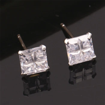 S925 Sterling Silver Woman Earrings Classic Boutique Jewelry Simple Square Zircon Temperament Female Earrings
S925 Sterling Silver Woman Earrings Classic Boutique Jewelry Simple Square Zircon Temperament Female Earrings