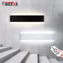 وحدة إضاءة LED جداريّة مصباح الحديثة تركيبة إضاءة داخلية الحد الأدنى الشمعدان 6 واط 20 واط 24 واط نوم السرير غرفة المعيشة المدخل درج ديكور المنزل(China)