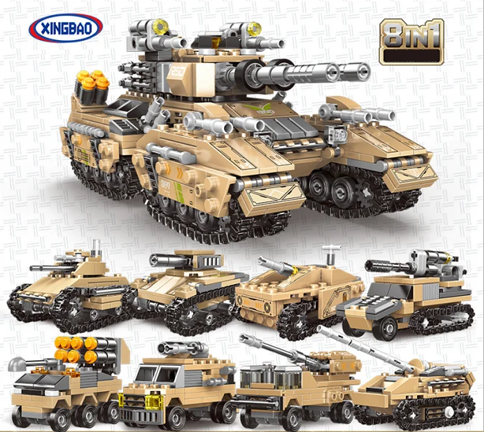 Mirage Tank 8 in 1 Building Block with Original Box Technic Mirage Tank Funcation Model Bricks Toy for Boys
Mirage Tank 8 in 1 Building Block with Original Box Technic Mirage Tank Funcation Model Bricks Toy for Boys