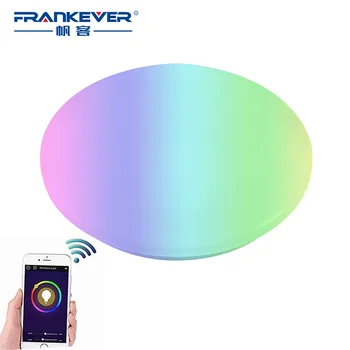 FRENKEVER 36W WIFI Smart Bulbs Round LED Ceiling Lamp Smart Remote Control Compatible with Alexa google home 32*32*10CM
FRENKEVER 36W WIFI Smart Bulbs Round LED Ceiling Lamp Smart Remote Control Compatible with Alexa google home 32*32*10CM