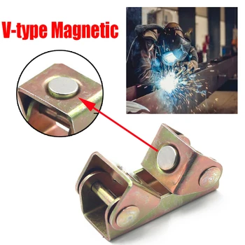1 Pcs V-shaped Magnetic Welding Holder Welding Fixture Adjustable V-pads Clamps 
1 Pcs V-shaped Magnetic Welding Holder Welding Fixture Adjustable V-pads Clamps